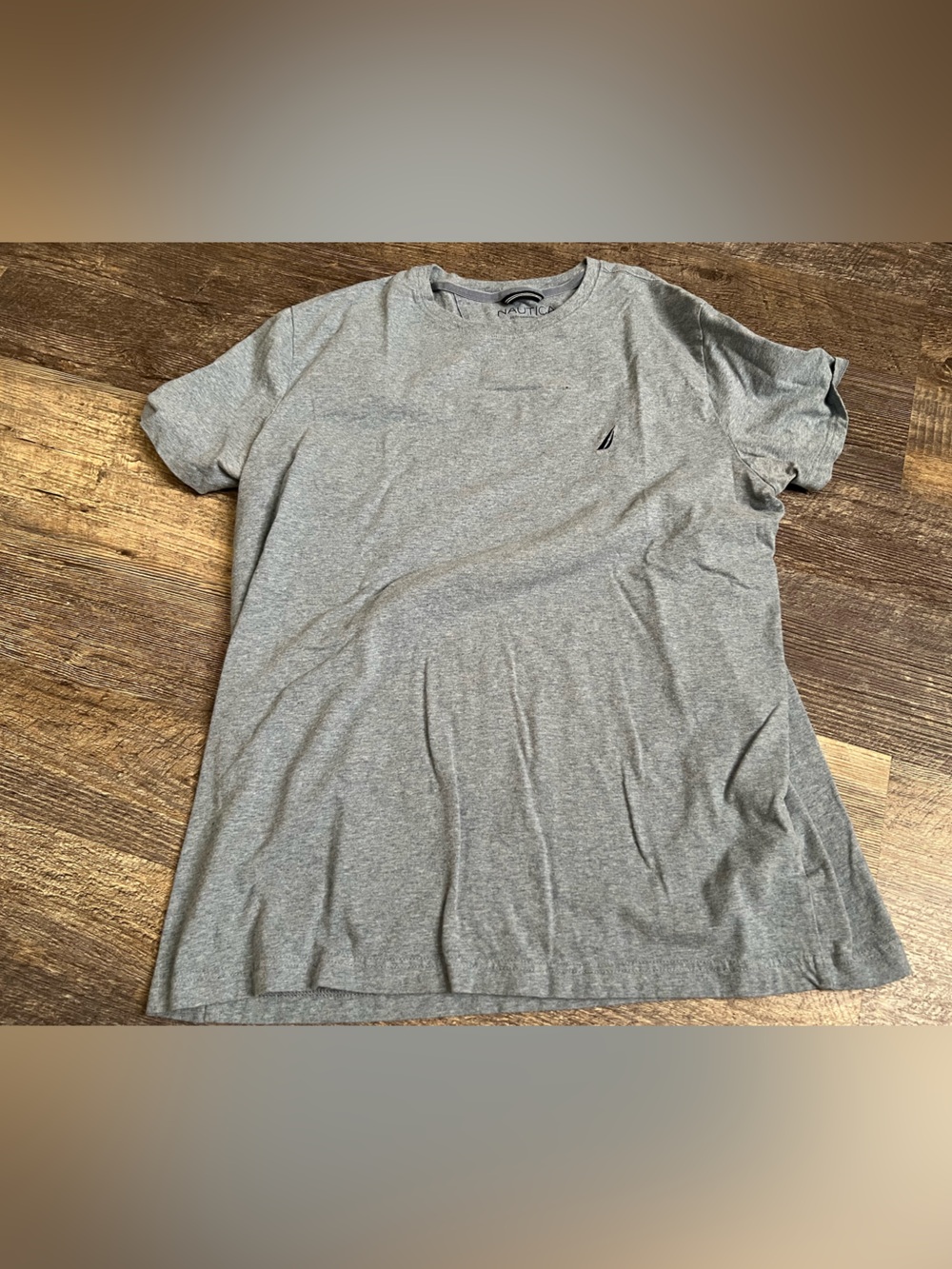 Nautica Heather Gray Short Sleeve Crew Tee